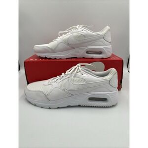 Nike Womens Air Max SC CW4554-101 White Low Top Lace-Up Tennis Shoes Size 9 NEW